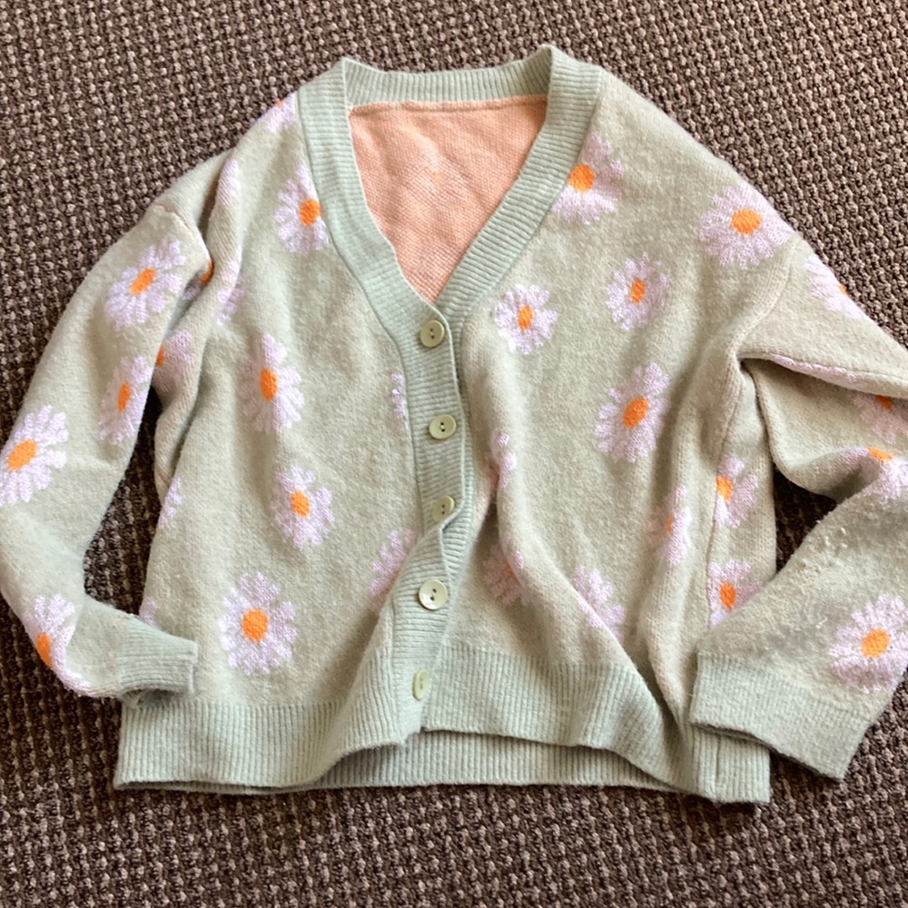 floral sweatshirt!